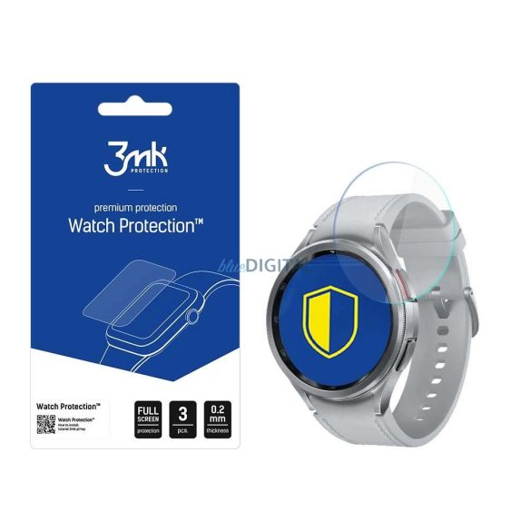 Samsung Galaxy Watch 6 Classic 43 mm - 3mk Watch Protection™ v. FlexibleGlass Lite fólia