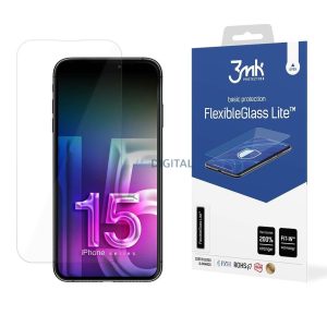 Apple iPhone 15 Plus - 3mk FlexibleGlass Lite™ fólia