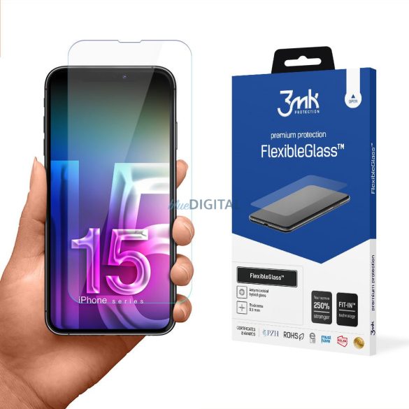 Apple iPhone 15 Pro - 3mk FlexibleGlass™ fólia