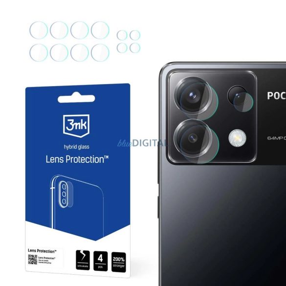 3mk Lens Protection™ hibrid kamera lencse védő Poco X6 5G