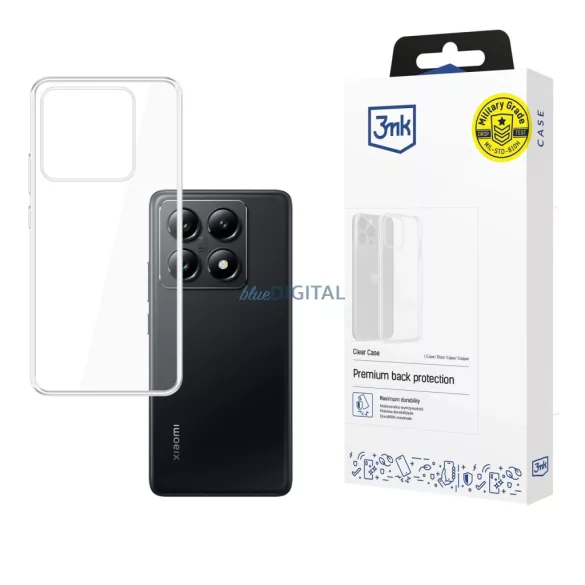 3mk átlátszó tok Xiaomi 14T Pro – átlátszó