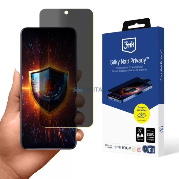 PL 3mk Silky Matt Privacy matt, magánszférát biztosító védőfólia az Oppo Reno 12 Pro