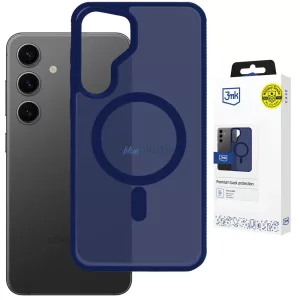 3mk Smoke MagCase for Samsung Galaxy S24 - Blue-Translucent