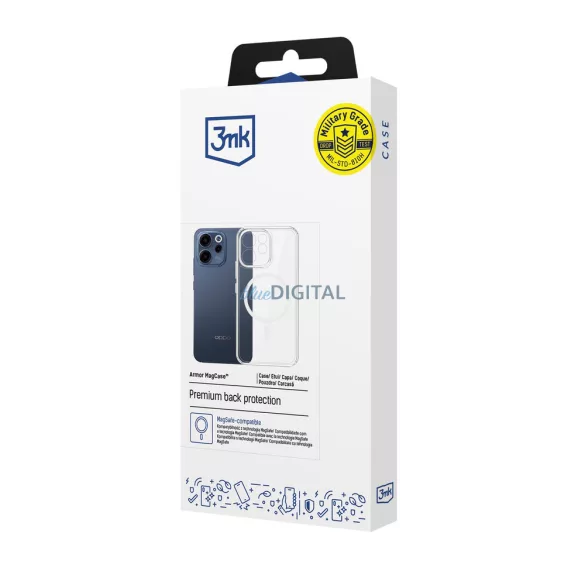 3mk Armor Magcase for Oppo Reno 15 F 5G / Reno 15 FS 5G (CPH2801) - Transparent