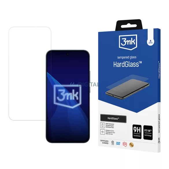 3mk HardGlass edzett üveg az Oppo Reno 15 F 5G / Reno 15 FS 5G készülékekhez (CPH2801)