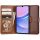 Tech-Protect Wallet tok Samsung Galaxy A15 4G/5G - barna