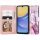 Tech-Protect Wallet tok Samsung Galaxy A15 4G/5G - lila