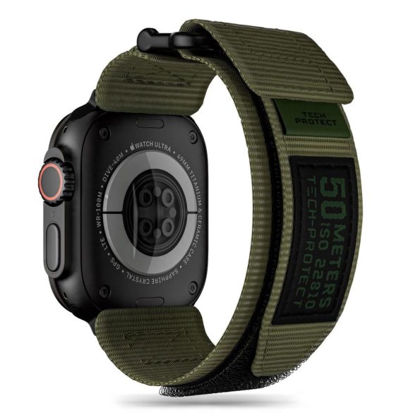 Tech-Protect Scout Pro 2 csereszíj Apple Watch 4 / 5 / 6 / 7 / 8 / 9 / SE / Ultra 1 / 2 (42/44/45/49 mm) - zöld