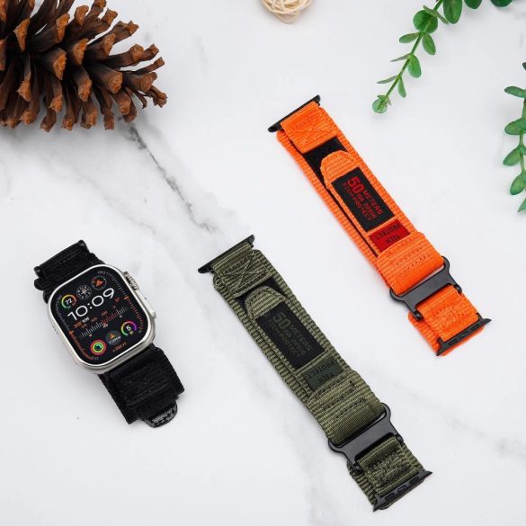 Tech-Protect Scout Pro 2 csereszíj Apple Watch 4 / 5 / 6 / 7 / 8 / 9 / SE / Ultra 1 / 2 (42/44/45/49 mm) - zöld