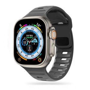 Tech-Protect IconBand Line csereszíj Apple Watch 4 / 5 / 6 / 7 / 8 / 9 / SE / Ultra 1 / 2 (42/44/45/49 mm) - sötétszürke