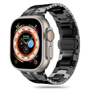 Tech-Protect Stainless Line Bracelet csereszíj Apple Watch 4 / 5 / 6 / 7 / 8 / 9 / SE / Ultra 1 / 2 (42/44/45/49 mm) - fekete