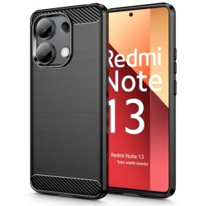 Tech-Protect TPUCarbon tok Xiaomi Redmi Note 13 - fekete