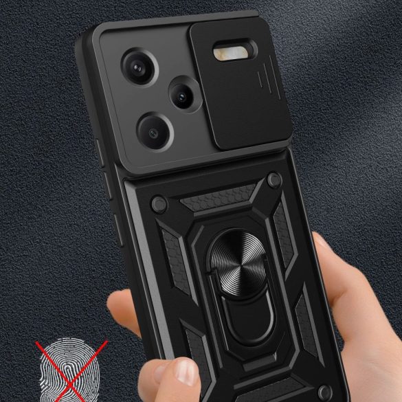 Tech-Protect CamShield Pro tok Xiaomi Redmi Note 13 Pro+ 5G - fekete