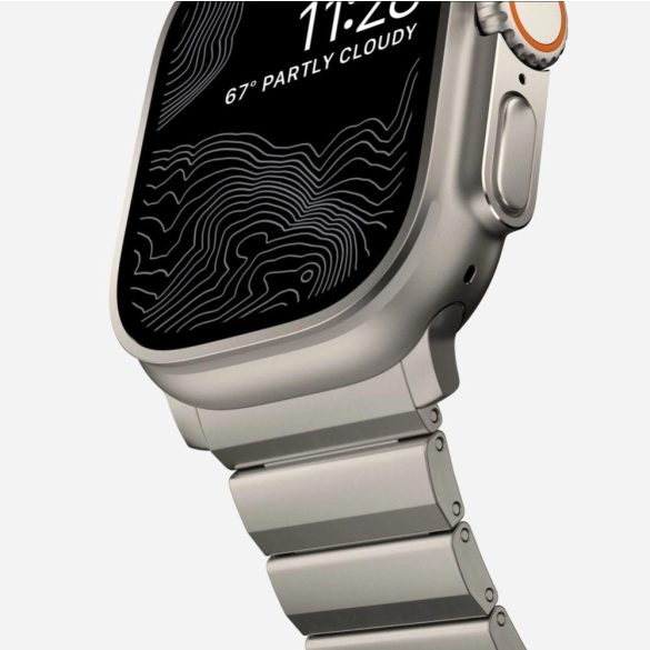 Tech-Protect SteelBand bracelet csereszíj Apple Watch 4 / 5 / 6 / 7 / 8 / 9 / SE / Ultra 1 / 2 (42/44/45/49 mm) - titánium