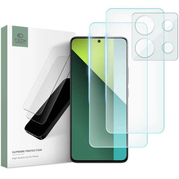 Tech-Protect Supreme Set kamera lencse védő fólia Xiaomi Redmi Note 13 Pro 5G / Xiaomi Poco X6 5G