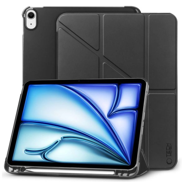 Tech-Protect SC Pen Origami tok iPad Air 11" 2024 (6 gen.) - fekete