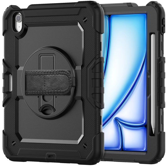 Tech-Protect Solid360 tok iPad Air 11" 2024 (6 gen.) - fekete