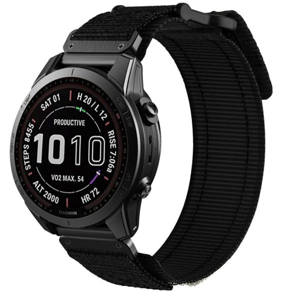 Tech-Protect Scout Pro csereszíj Garmin Fenix ​​3 / 5X / 3HR / 5X Plus / 6X / 6X Pro / 7X - fekete