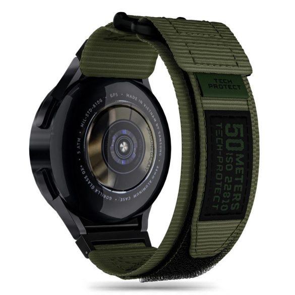 Tech-Protect Scout Pro csereszíj Samsung Galaxy Watch 4/5/5 Pro/6/7/FE - zöld