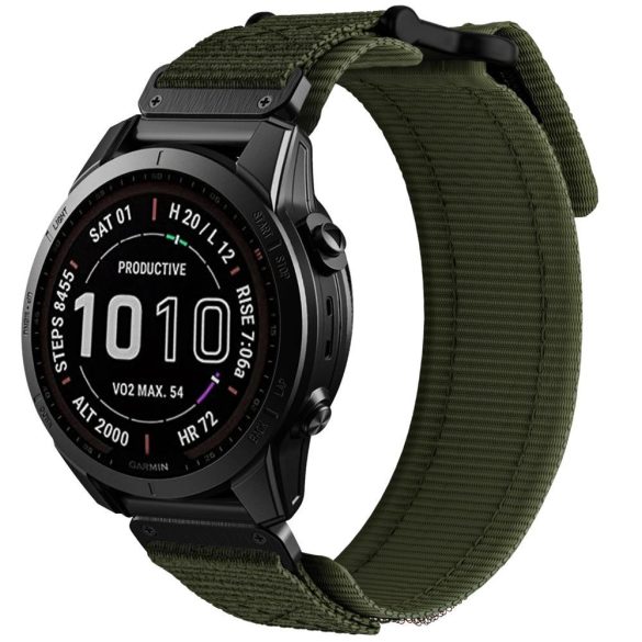 Tech-Protect Scout Pro csereszíj Garmin Fenix 5 / Garmin Fenix 6 / Garmin Fenix 6 Pro / Garmin Fenix 7 - zöld