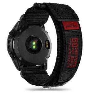 Tech-Protect Scout Pro csereszíj Garmin Fenix 5 / Garmin Fenix 6 / Garmin Fenix 6 Pro / Garmin Fenix 7 - fekete