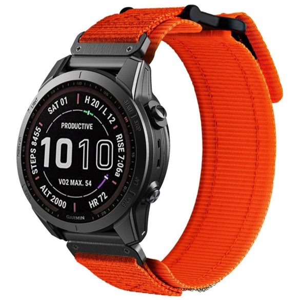 Tech-Protect Scout Pro csereszíj Garmin Fenix 5 / Garmin Fenix 6 / Garmin Fenix 6 Pro / Garmin Fenix 7 - narancs