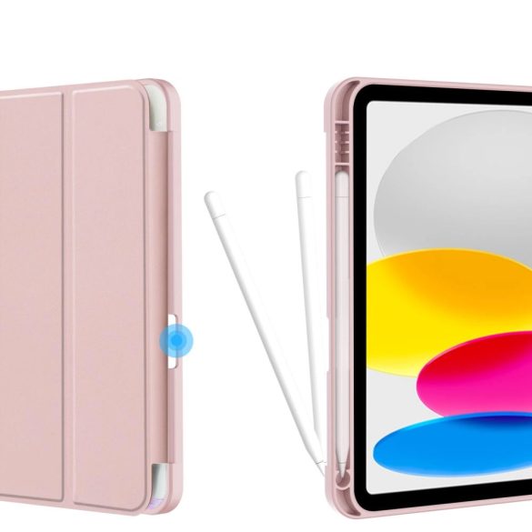 Tech-Protect SC Pen tok iPad 10.9" 2022 (10 gen.) - rózsaszín-márvány