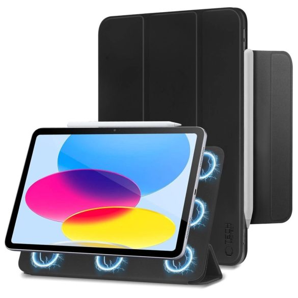 Tech-Protect SmartCase Magnetic tok iPad 10.9" 2022 (10 gen.) - fekete