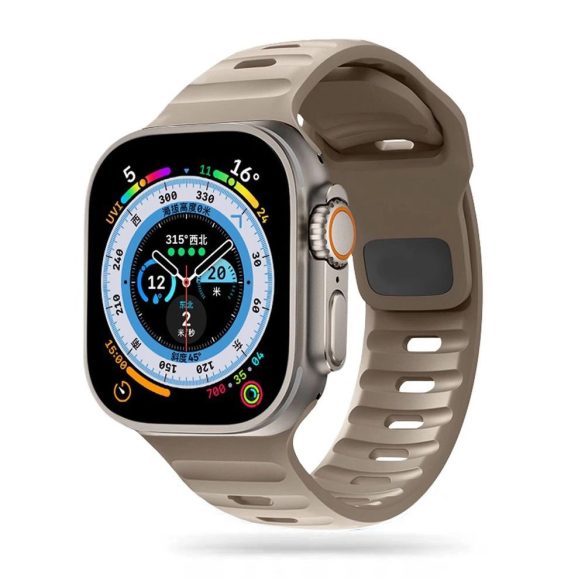 Tech-Protect IconBand Line csereszíj Apple Watch 4 / 5 / 6 / 7 / 8 / 9 / SE / Ultra 1 / 2 (42/44/45/49 mm) - bézs