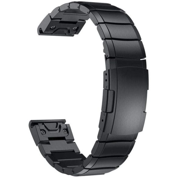 Tech-Protect SteelBand Bracelet csereszíj Garmin Fenix ​​3 / 5X / 3HR / 5X Plus / 6X / 6X Pro / 7X - fekete