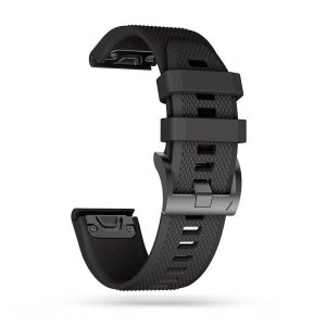 Tech-Protect Smooth szíj Garmin Fenix 5/6/6 Pro/7 - fekete