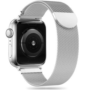 Tech-Protect MilaneseBand csereszíj Apple Watch 4 / 5 / 6 / 7 / 8 / 9 / SE / Ultra 1 / 2 (42/44/45/49 mm) - ezüst