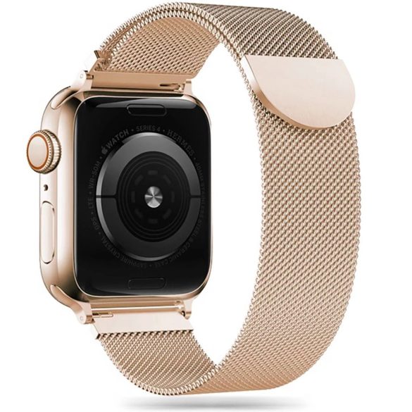 Tech-Protect MilaneseBand csereszíj Apple Watch 4 / 5 / 6 / 7 / 8 / 9 / SE / Ultra 1 / 2 (42/44/45/49 mm) - arany