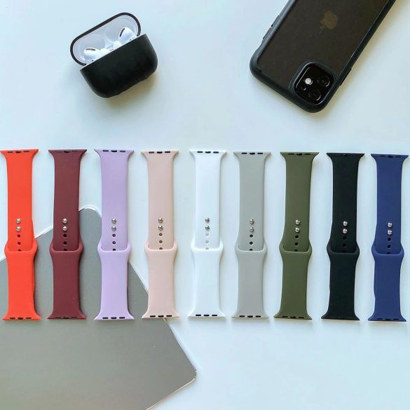 Tech-Protect IconBand csereszíj Apple Watch 4 / 5 / 6 / 7 / 8 / 9 / SE / Ultra 1 / 2 (42/44/45/49 mm) - piros