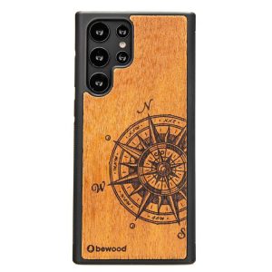 Fából készült tok Samsung Galaxy S22 Ultra Bewood Traveler Merbau