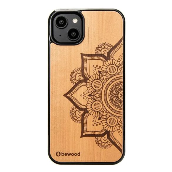 Bewood Mandala Apple Tree tok iPhone 14 Plus - világosbarna