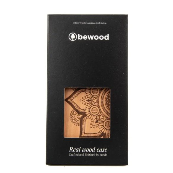 Bewood Mandala Apple Tree tok iPhone 14 Plus - világosbarna