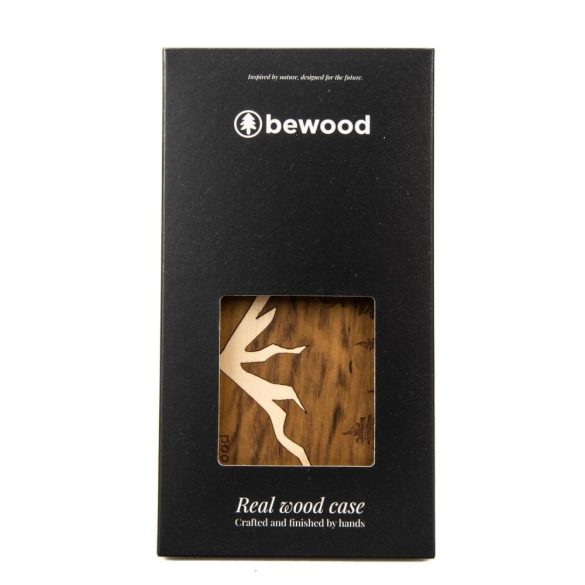 Fából készült tok iPhone 14 Pro Bewood Mountains Imbuia