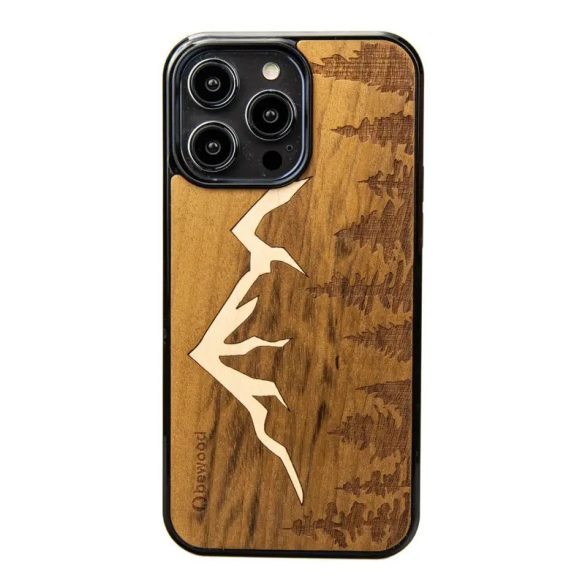 Bewood Imbuia Mountains tok iPhone 15 Pro Max - barna
