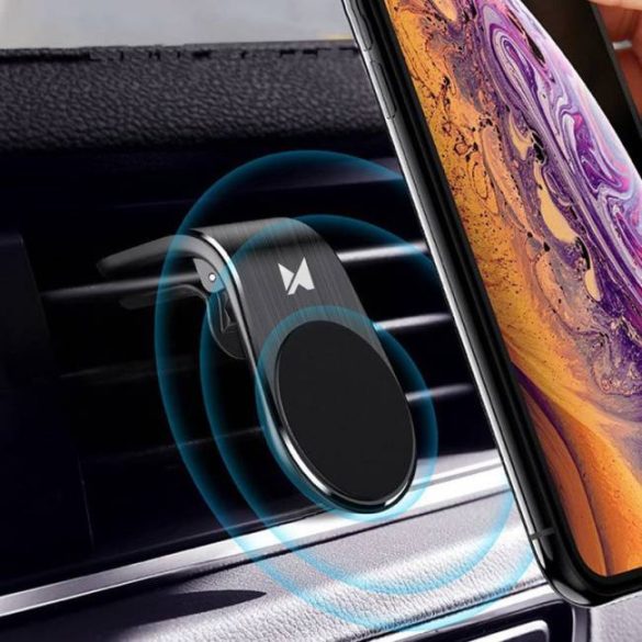 Wozinsky Univerzális mágneses autós tartó: Mount Phone Holder Air Outlet fekete (VB-02)