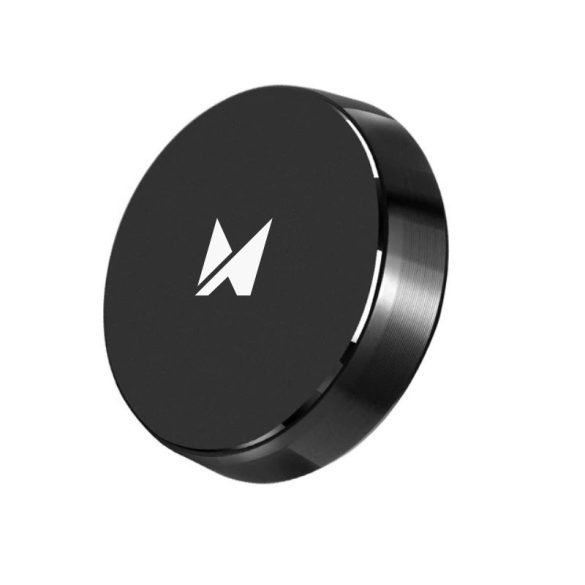 Wozinsky lapos öntapadó mágneses autós telefon tartó, fekete (WMH-02) (A8)