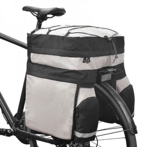 Wozinsky kerékpár kerékpáros táska 60L fekete