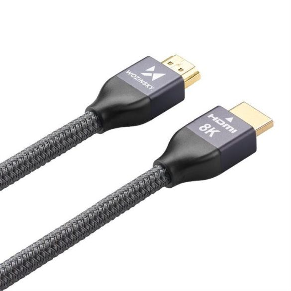 Wozinsky HDMI 2.1 5m kábel Silver
