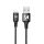 Wozinsky kábel USB - Lightning 2,4a 1m fekete (WUC-L1B)