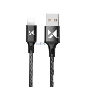 Wozinsky kábel USB - Lightning 2,4A 2m fekete (WUC-L2B)