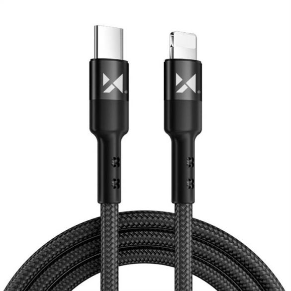 Wozinsky kábel USB type-c - Lightning Power Delivery 18W 1m fekete (WUC-PD-CL1B)