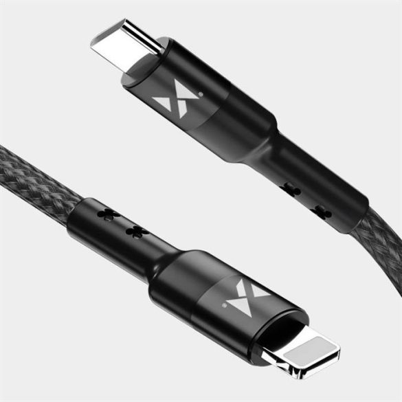 Wozinsky kábel USB type-c - Lightning Power Delivery 18W 2m fekete (WUC-PD-CL2B)