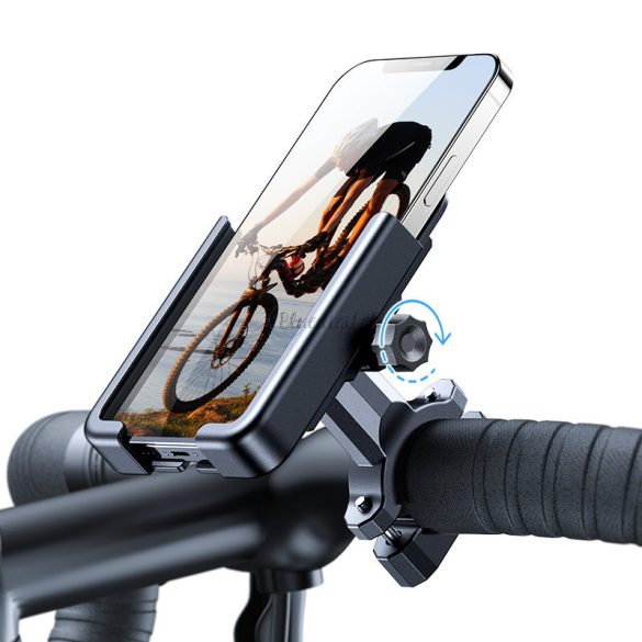 Wozinsky Metal Bike Smartphone kormánykerék fekete (WBHBK3)