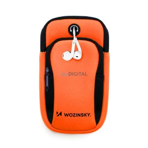 Wozinsky futó telefon karszalag narancssárga (WABOR1)