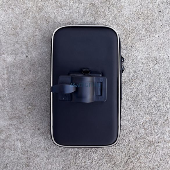 Wozinsky telefontartó kerékpárhoz, motorkerékpárhoz, robogóhoz fekete (WBHBK7) tok